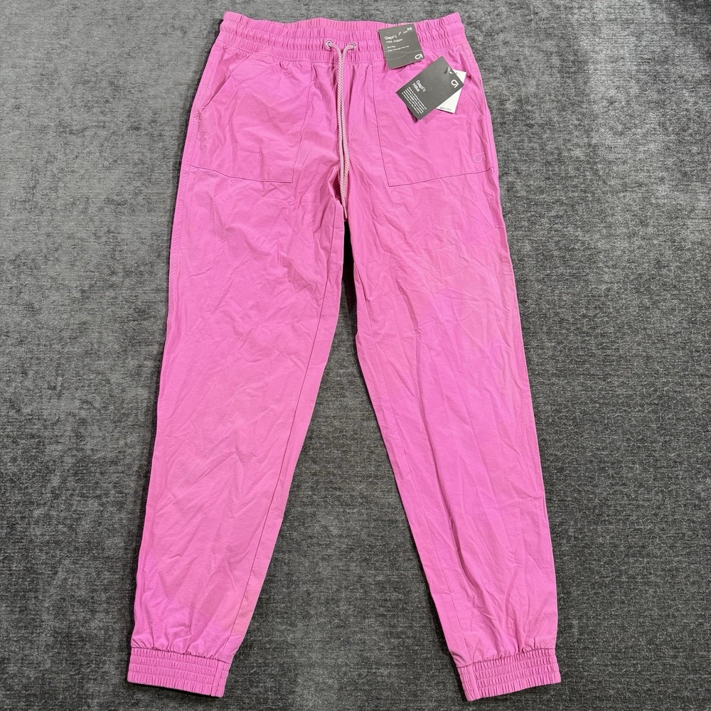 Gap Fit Hike Jogger Women's Size XS India Pink Mid‎ Rise Tapered Pockets Hiking